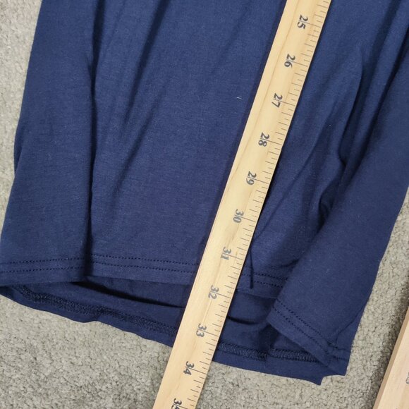 Lily Morgan Women's Palazzo Pants in Navy Blue Size 1X Summer Lightweight Flowy - Picture 9 of 10